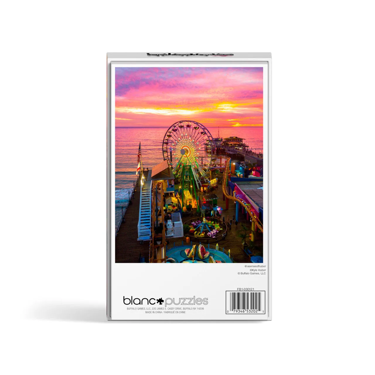 Buffalo Games Blanc Santa Monica Pier puslespil 300 brikker