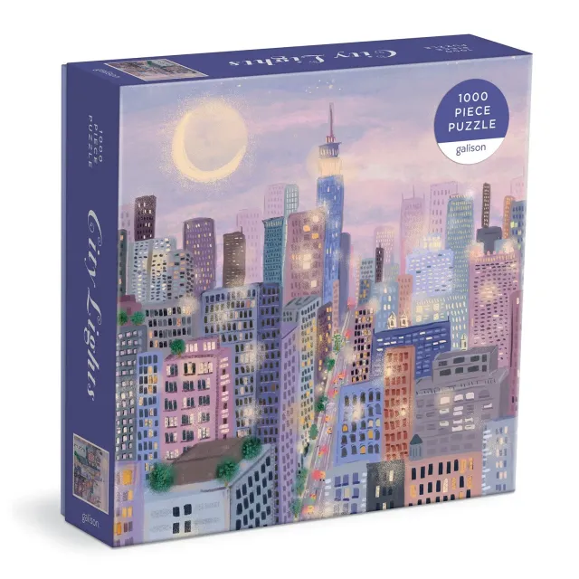 Galison City Lights puslespil 1000 brikker bynat
