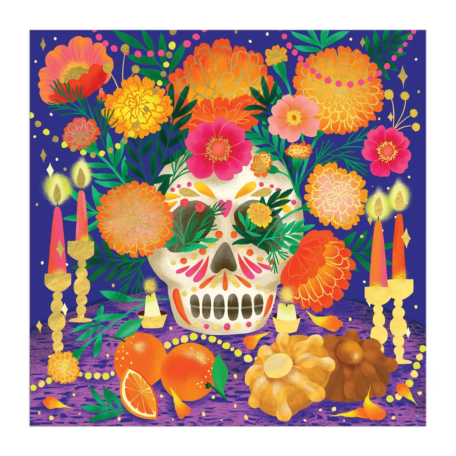 Galison Ofrenda del Día de Muertos 500 foliepuslespil