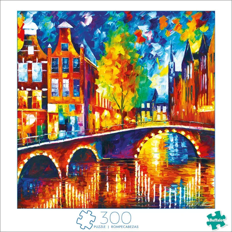 Buffalo Games Amsterdam puslespil 300 store brikker kanal