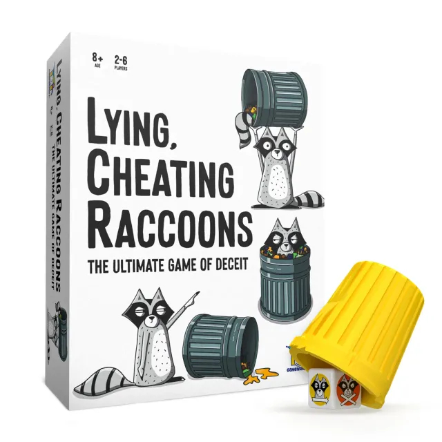 Buffalo Games Lying Cheating Raccoons terningspil bluffspil