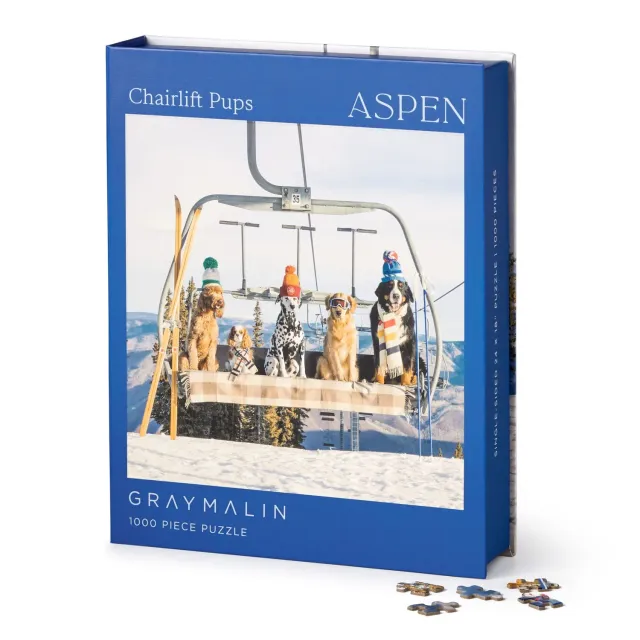 Good Puzzle Co. Gray Malin Aspen puslespil 1000 brikker