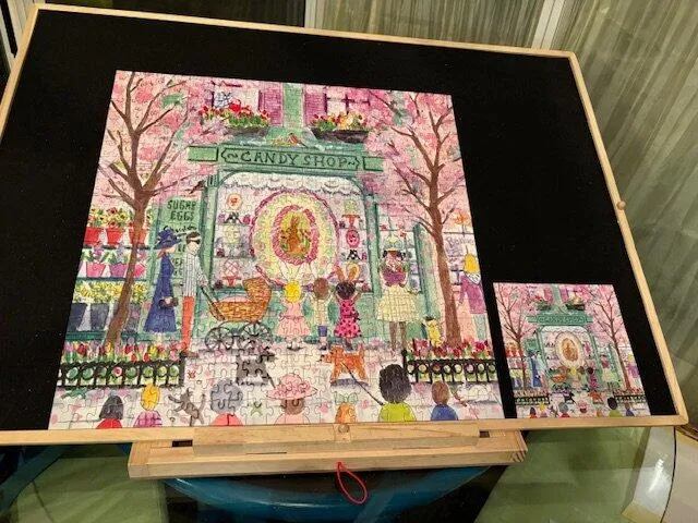 Good Puzzle Co. Michael Storrings Easter Candy Shop puslespil 500