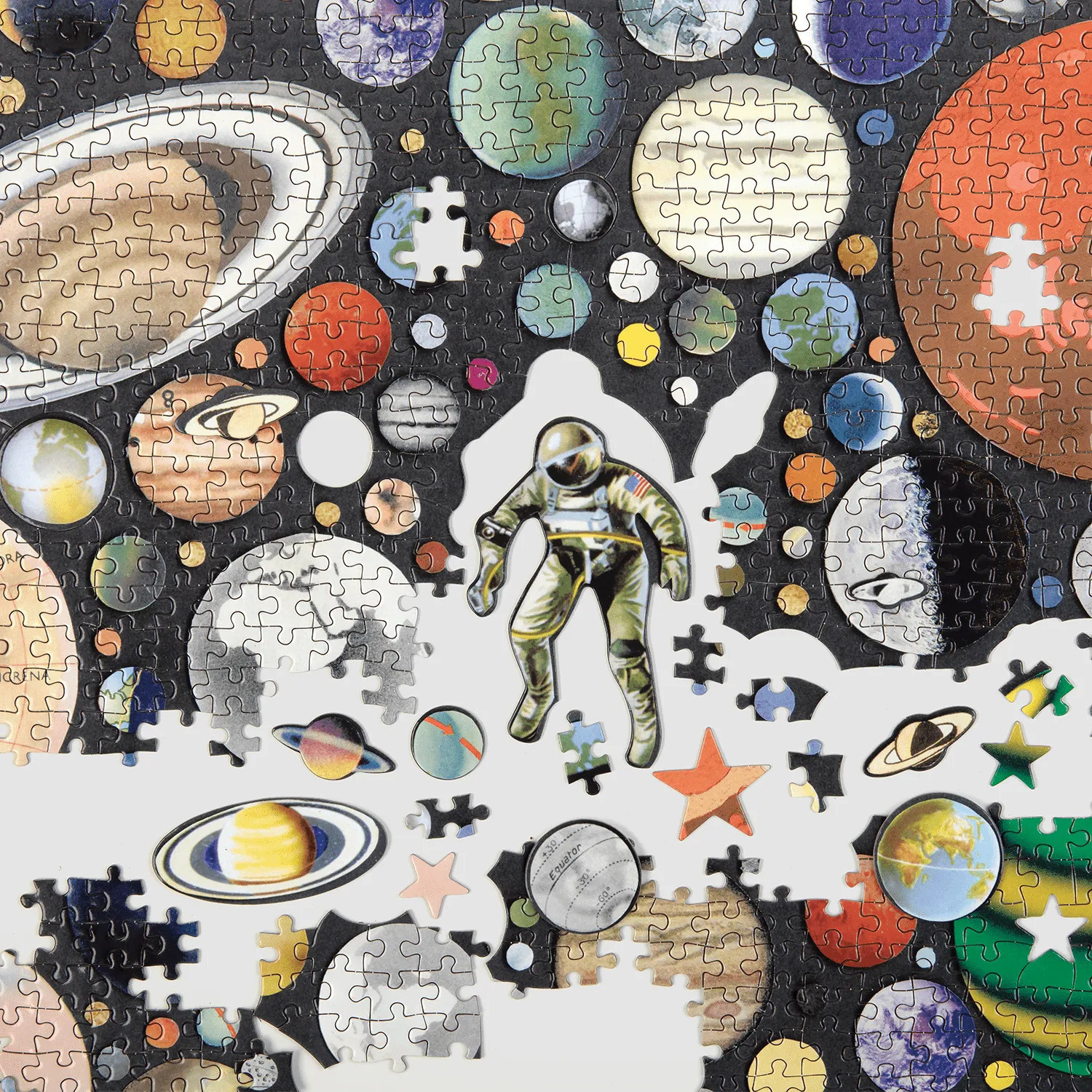 Good Puzzle Co. Zero Gravity puslespil 1000 brikker planeter