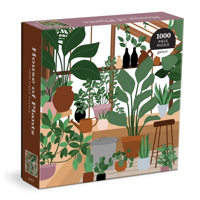 Galison House of Plants puslespil 1000 brikker planter