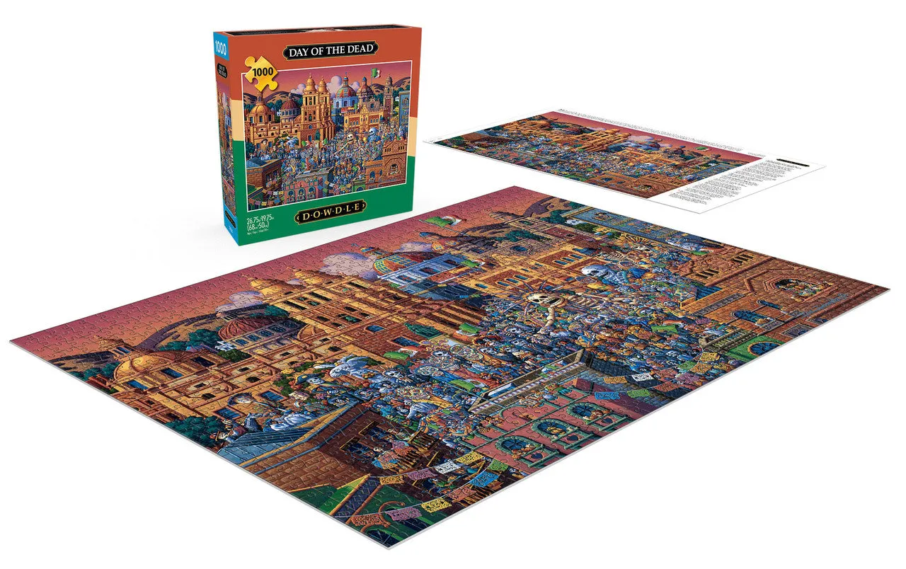 Buffalo Games Eric Dowdle Day of the Dead puslespil 1000 brikker