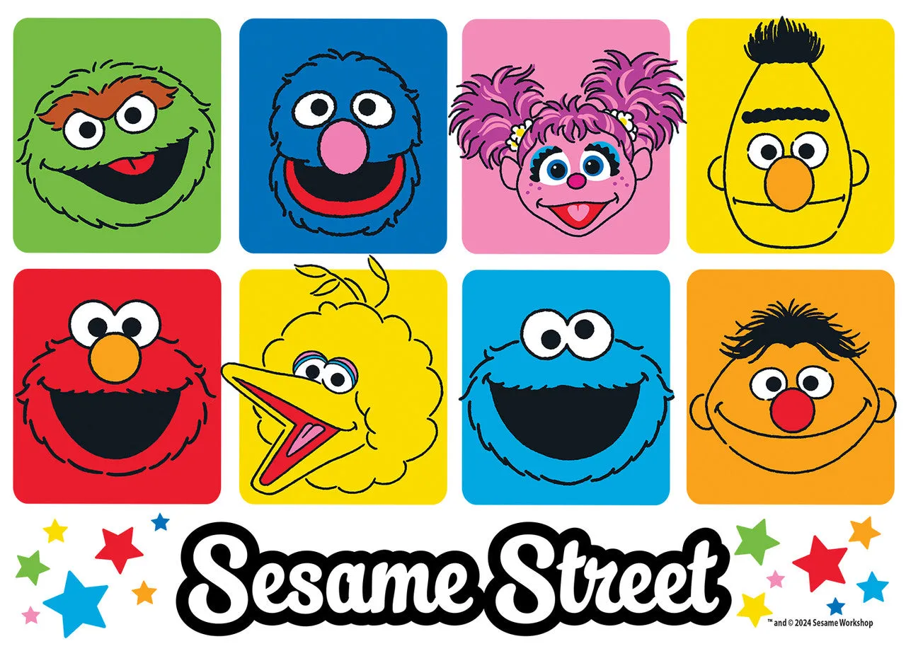 Buffalo Games Sesame Street børnepuslespil 4-pak 48-100 brikker