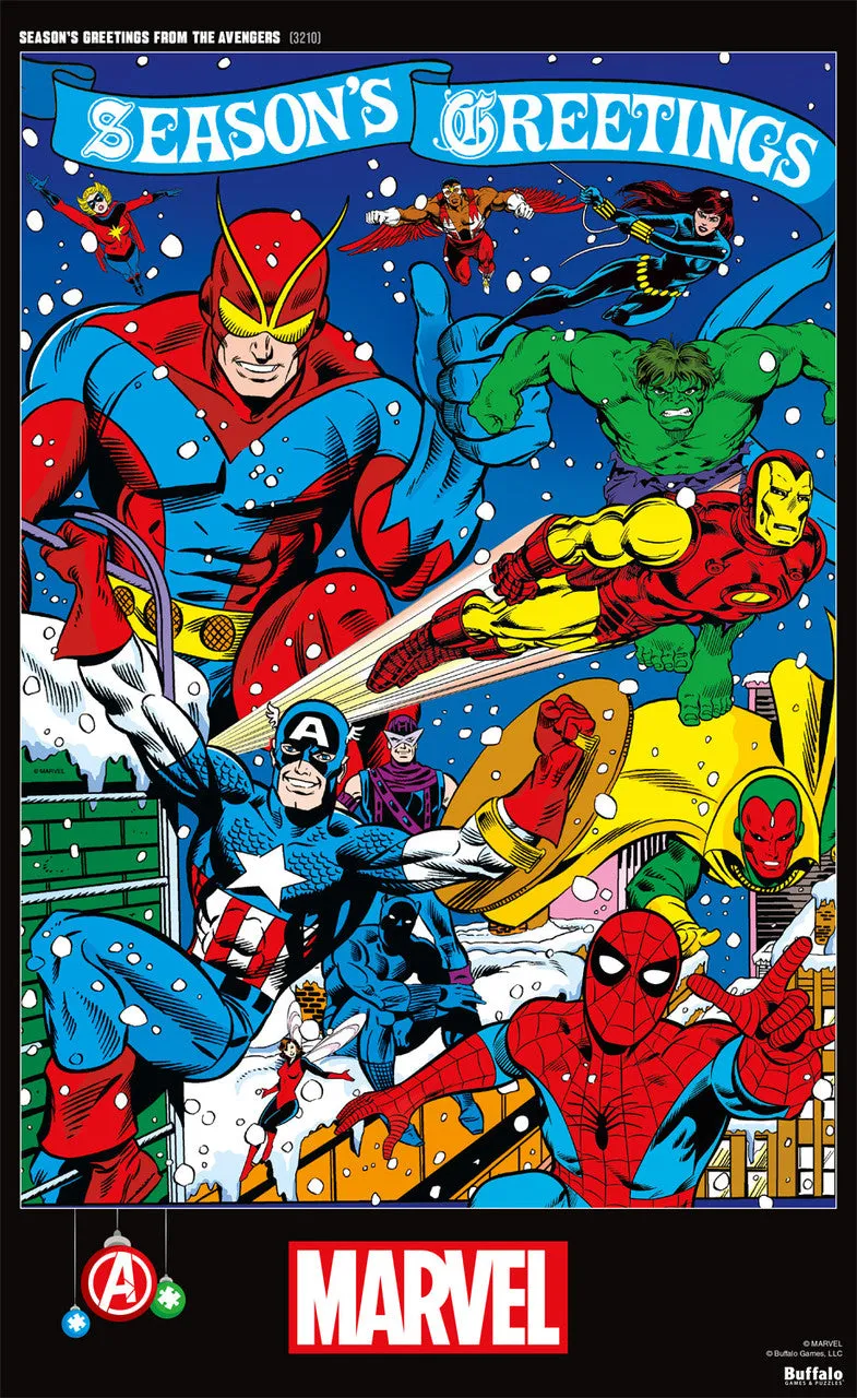 Buffalo Games Marvel Avengers jul puslespil 500 brikker Season