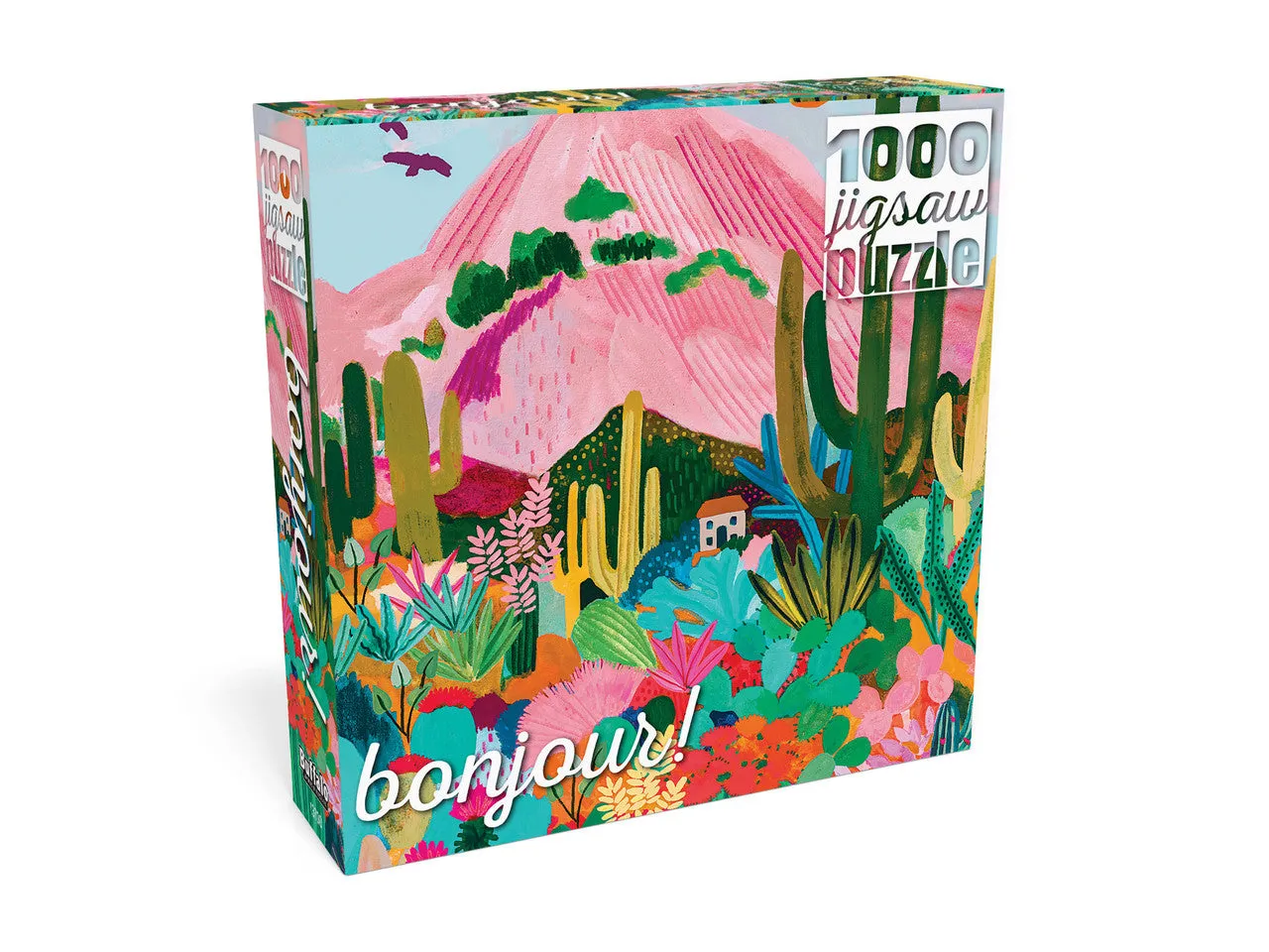 Buffalo Games Bonjour Cactus Mountain puslespil 1000 brikker