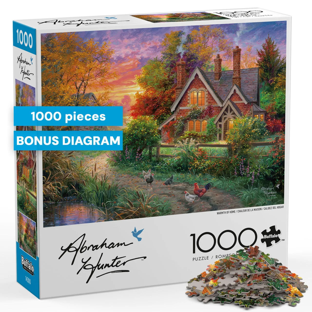 Buffalo Games Warmth of Home puslespil 1000 brikker hygge