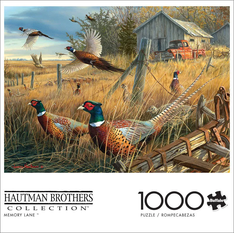 Buffalo Games Hautman Memory Lane puslespil 1000 brikker natur