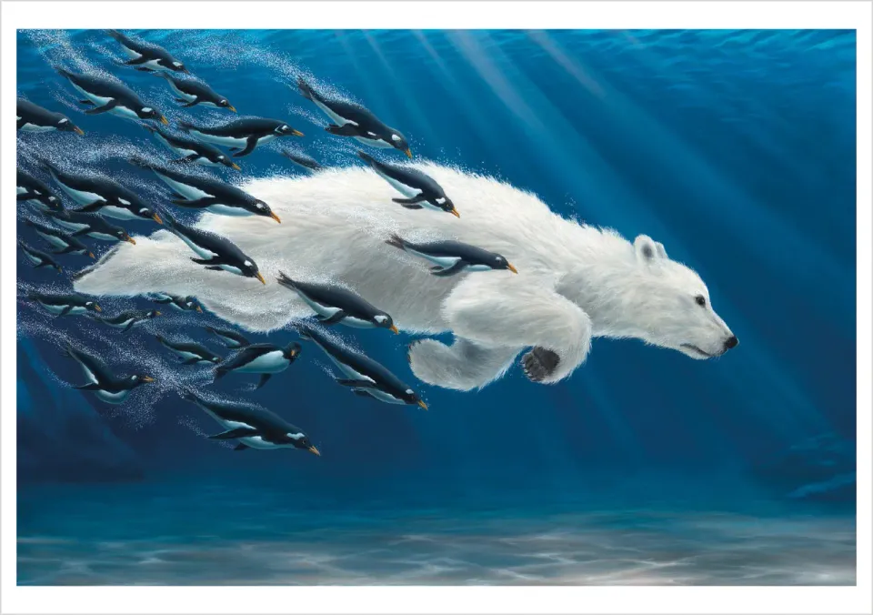 Pomegranate Robert Bissell The Chase kort dyr