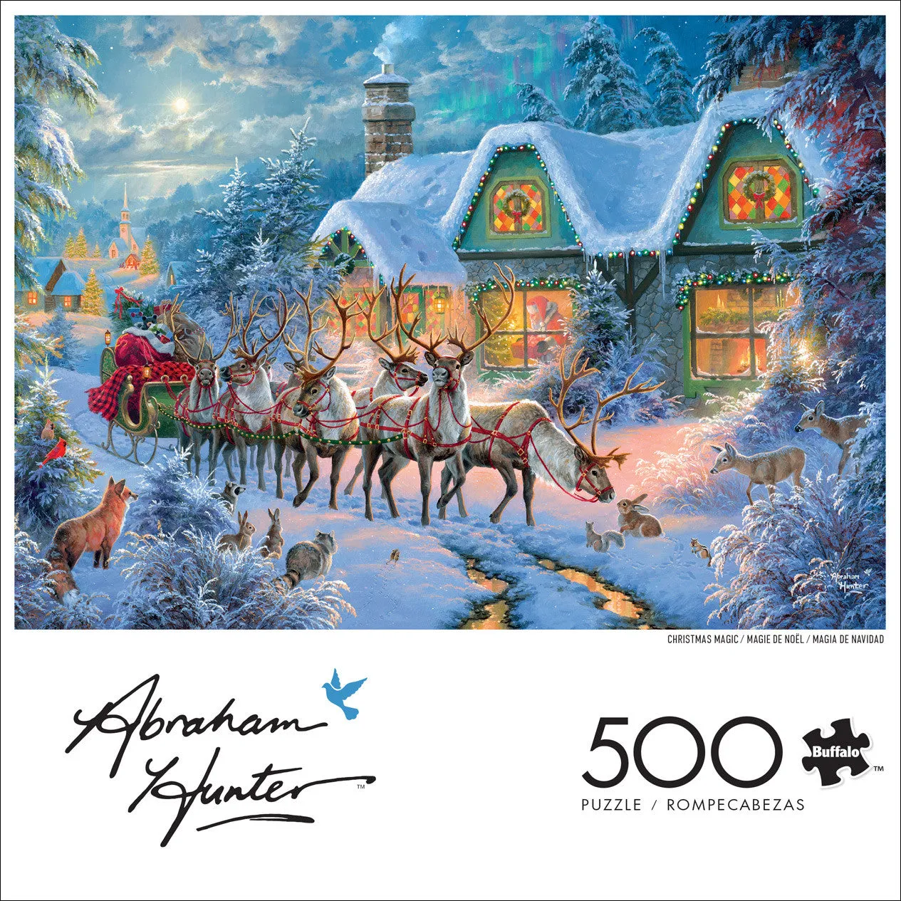 Buffalo Games Christmas Magic puslespil 500 brikker jul