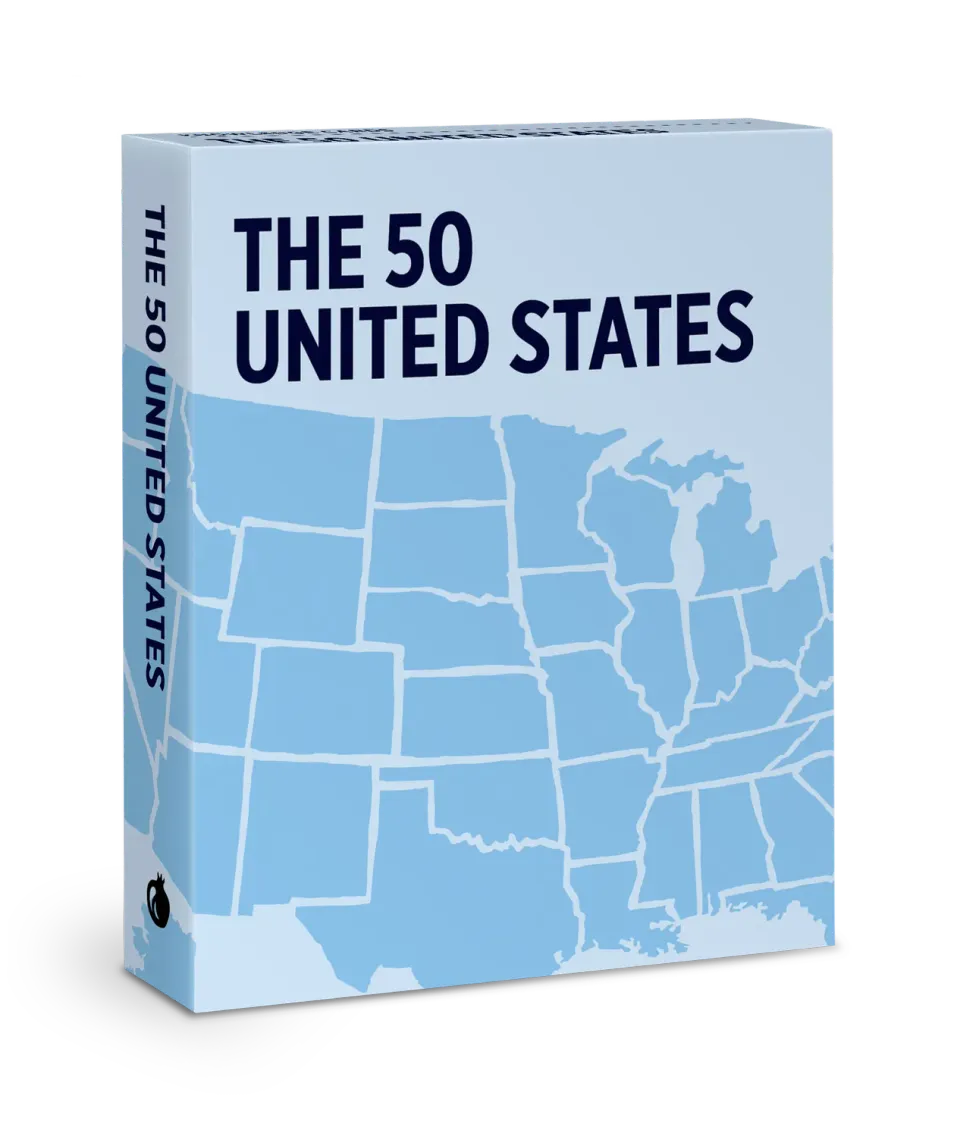 Pomegranate The 50 United States quizkort 50 stater