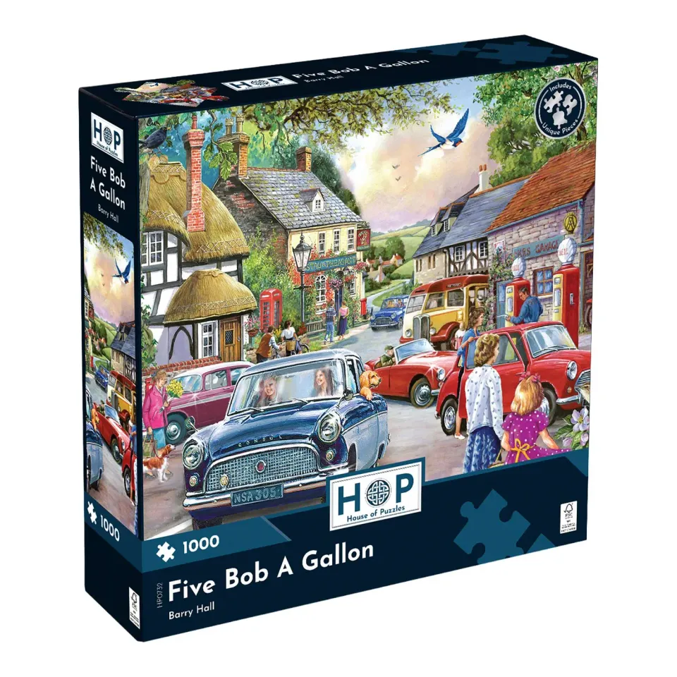 House of Puzzles Five Bob A Gallon puslespil 1000 landsby