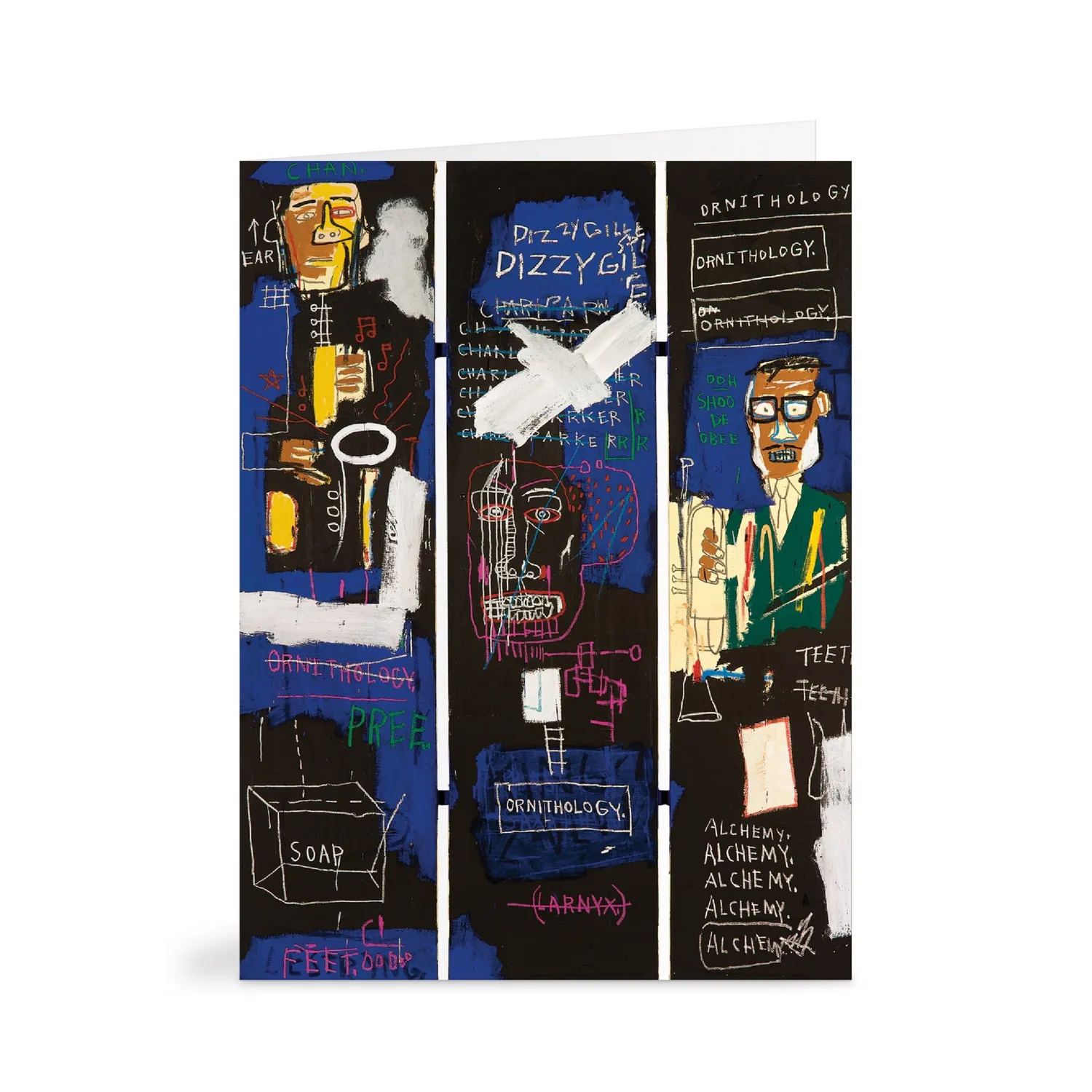Good Puzzle Co. Basquiat lykønskningskort 16 stk