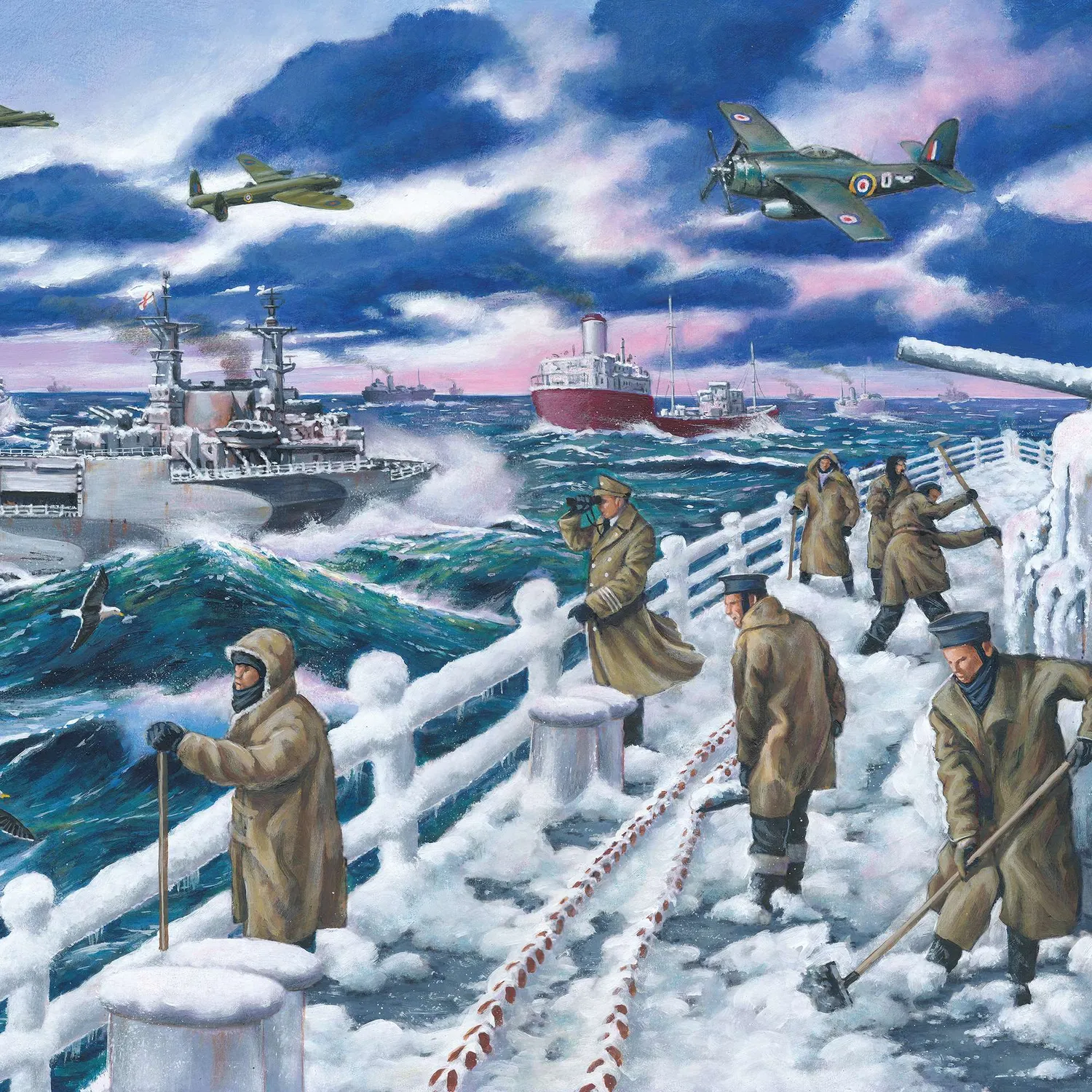 House of Puzzle BIG Arctic Convoy puslespil 500 historie