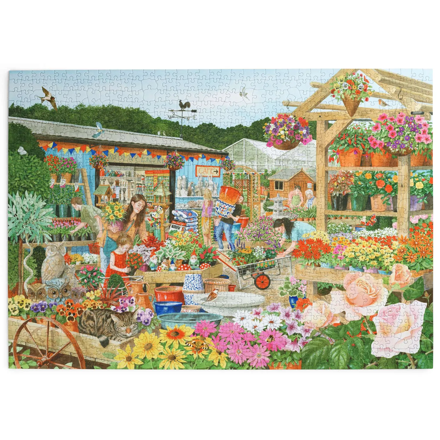 House of Puzzles Everything Garden 1000 brikker puslespil have