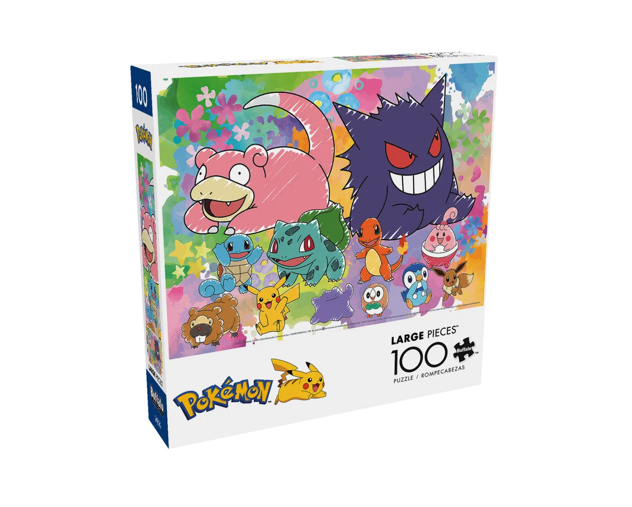 Buffalo Games Pokémon Canvas Art puslespil 100 brikker børn