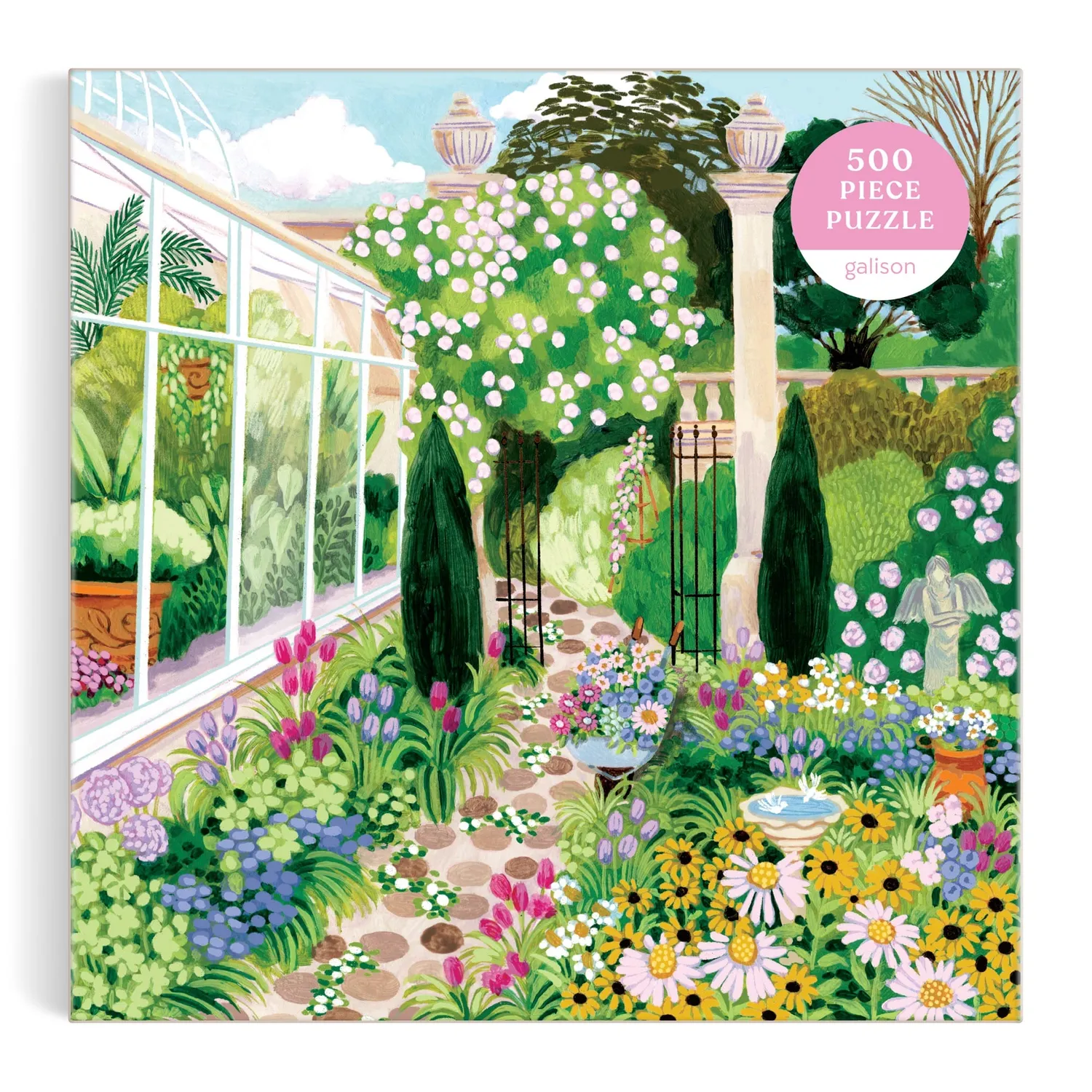 Galison Joanna Clay Evergreen Gardens puslespil 500 brikker