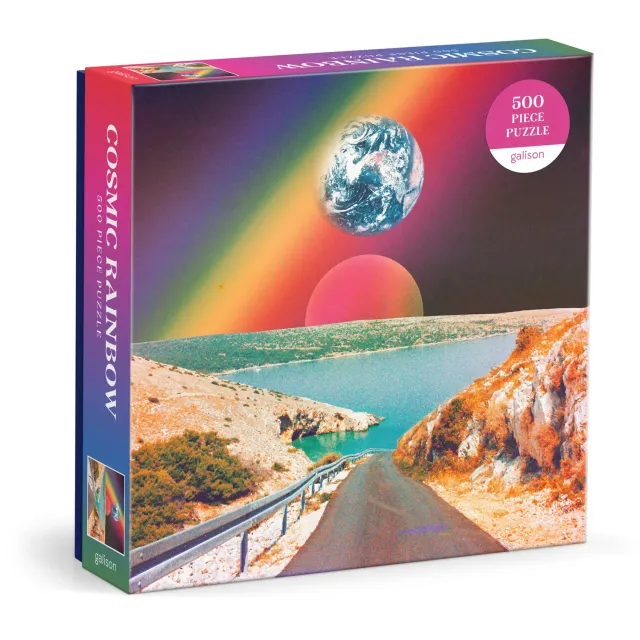 Galison Nidera Cosmic Rainbow puslespil 500 brikker regnbue