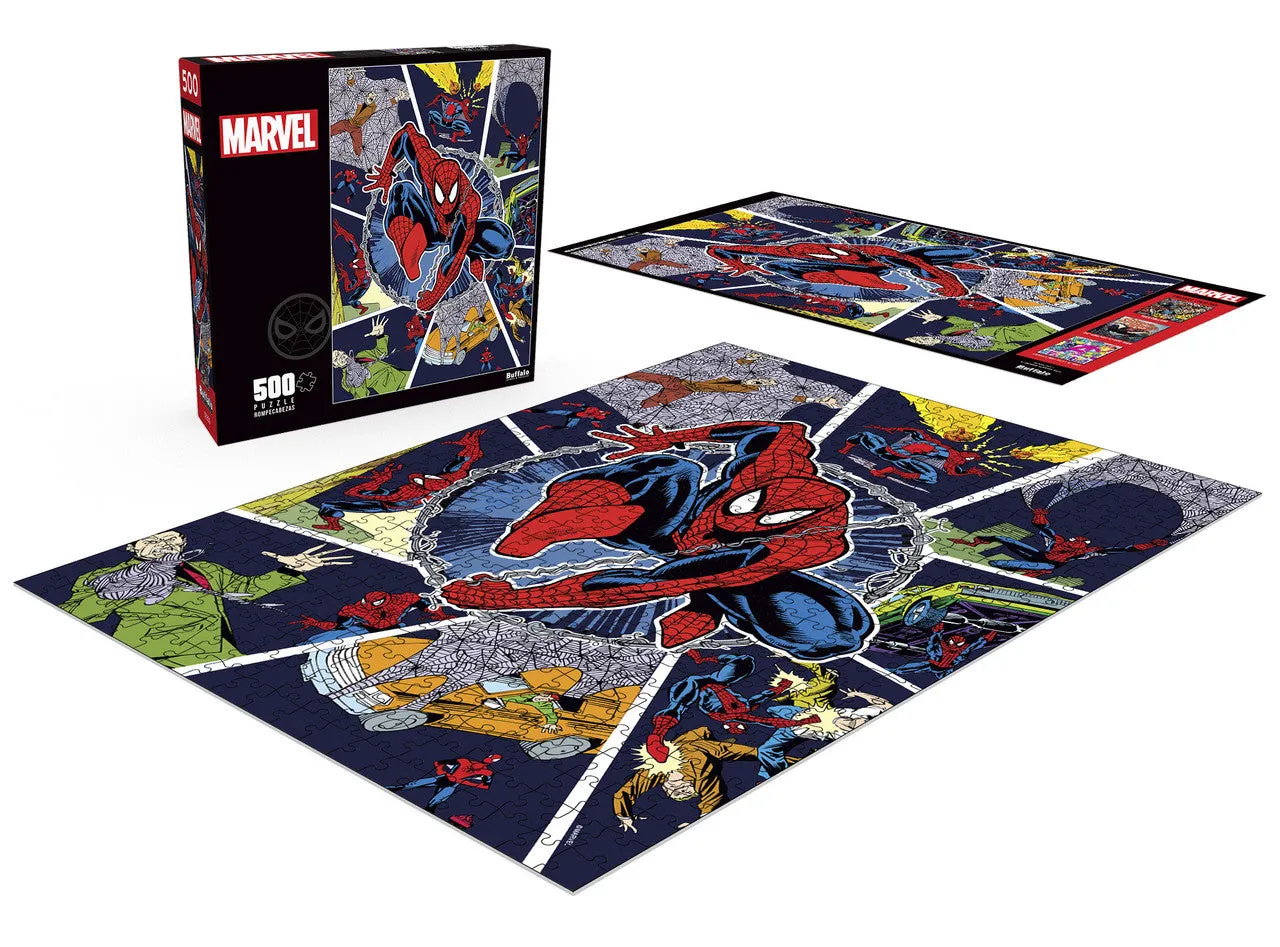Buffalo Games Marvel Spider-Man Spotlight puslespil 500 brikker