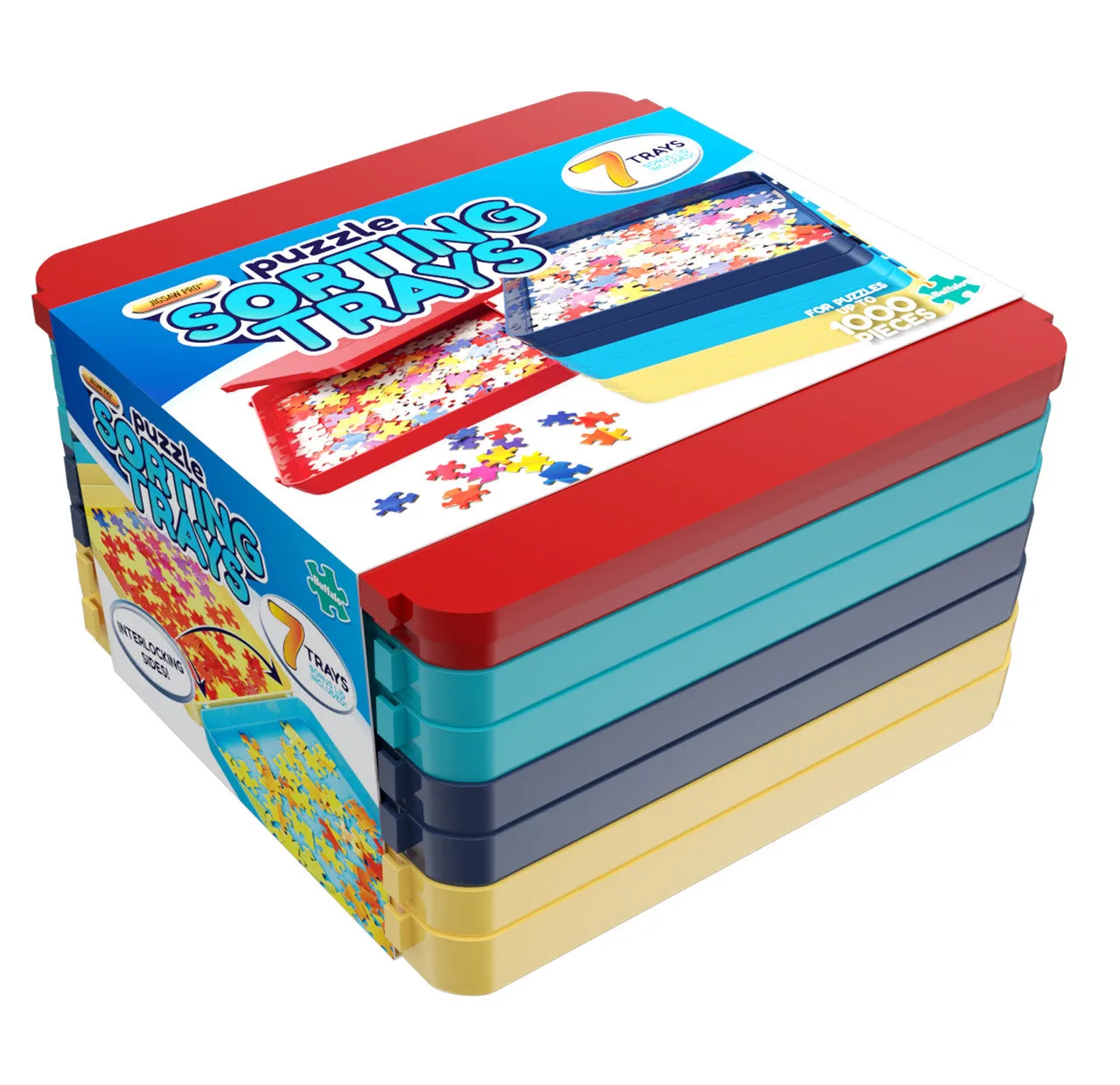 Buffalo Games Jigsaw Pro sorteringsbakker 7 stk stable