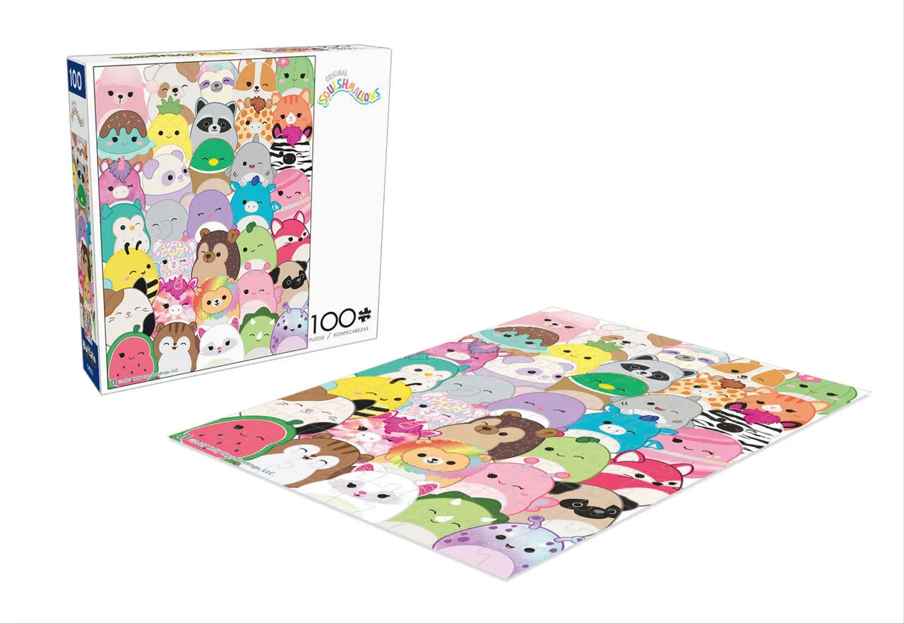 Buffalo Games Squishmallows Buddies puslespil 100 brikker