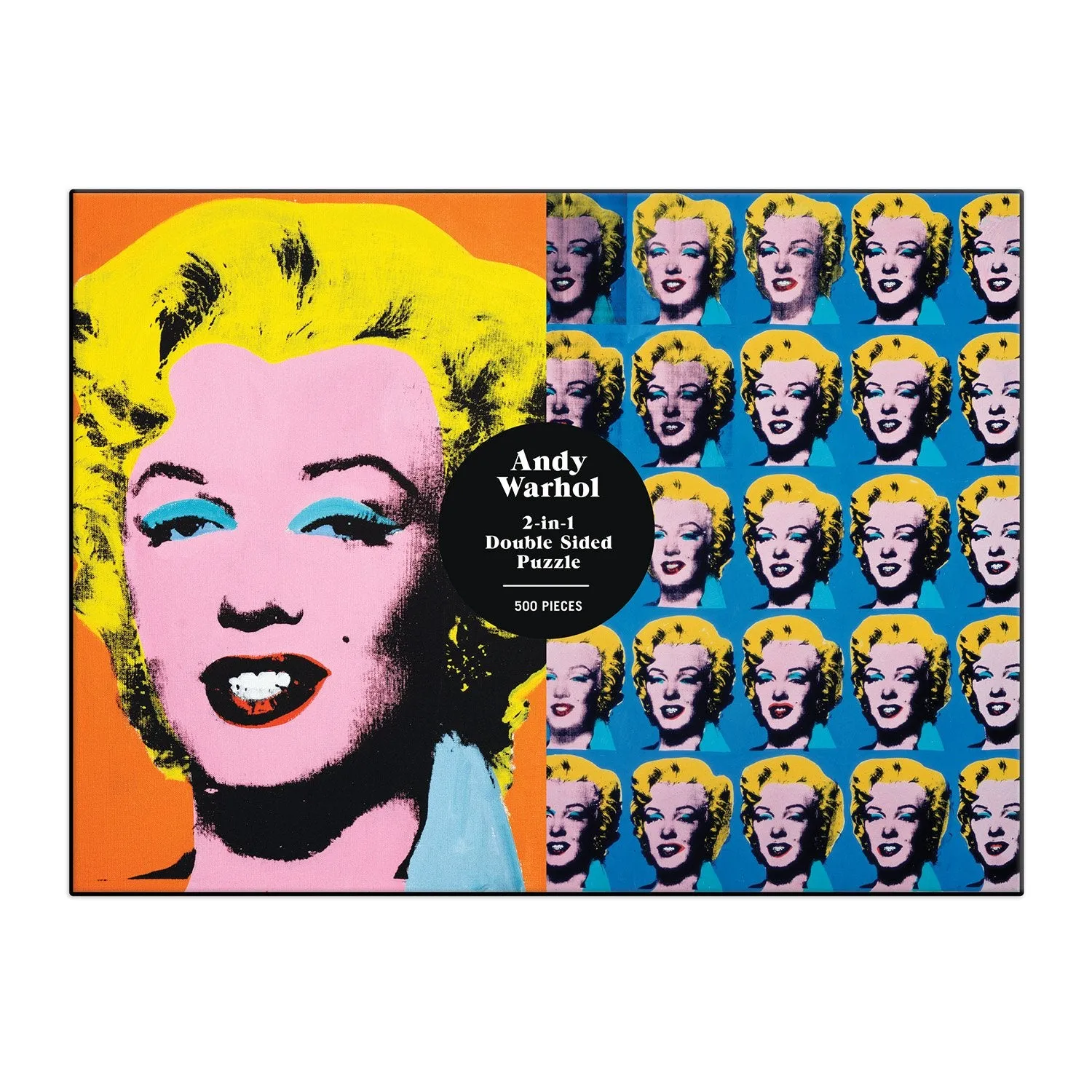Good Puzzle Co. Warhol Marilyn puslespil 500 brikker dobbeltsidet