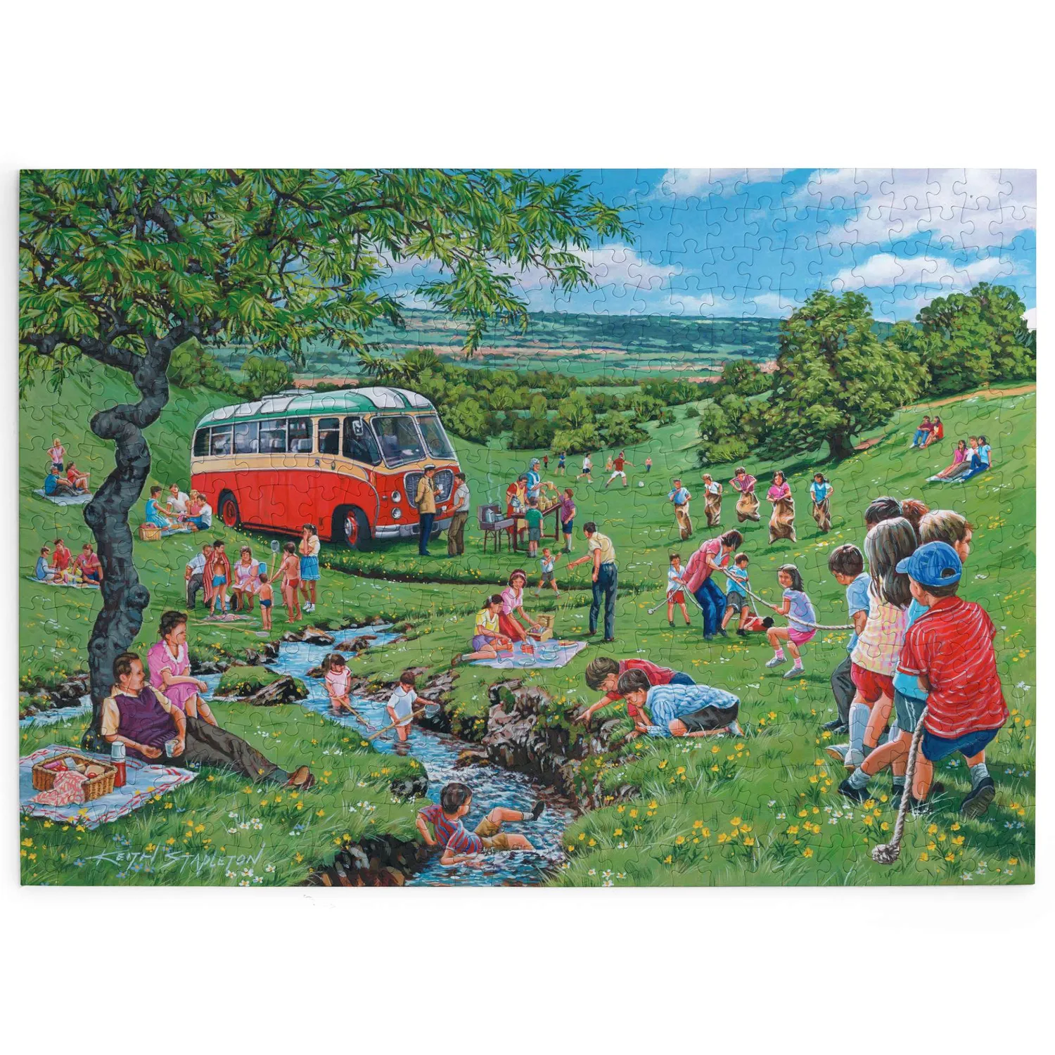 House of Puzzle Sunday Picnic 500 puslespil sommer