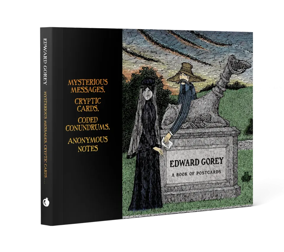 Pomegranate Edward Gorey Mysterious Messages postkortbog 30 kort