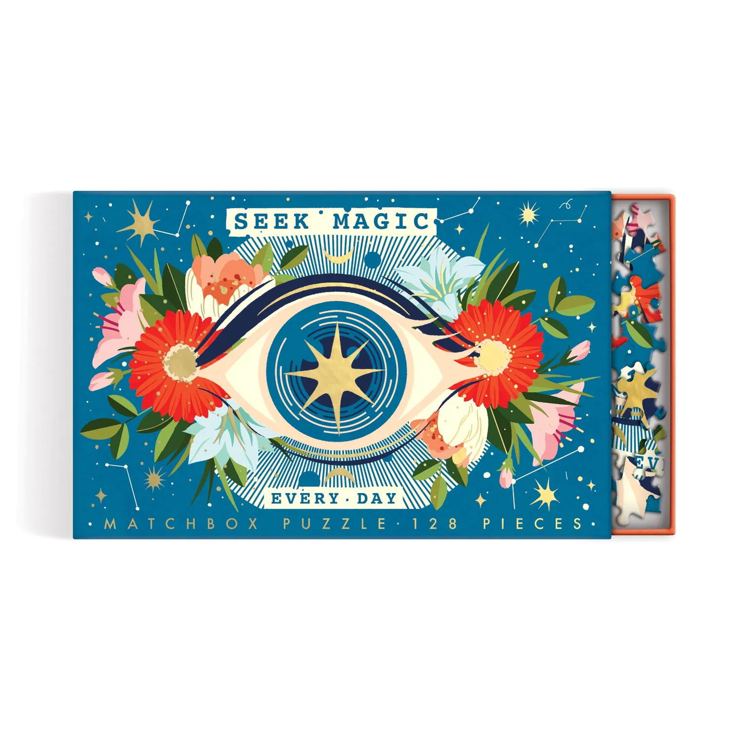 Galison Seek Magic Every Day puslespil 128 brikker folie