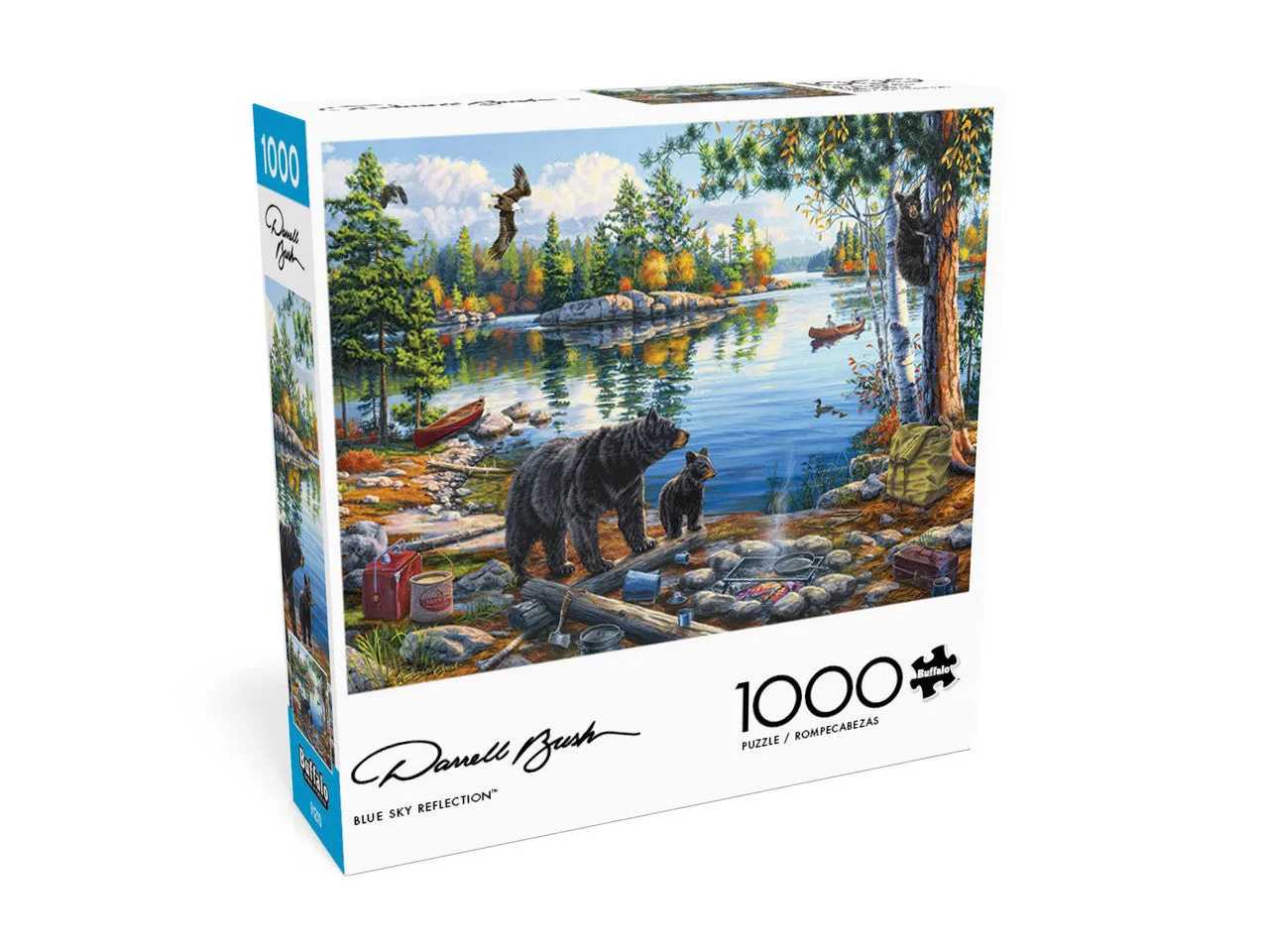 Buffalo Games Darrell Bush Blue Sky Reflection puslespil 1000 brikker