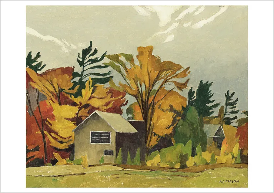 Pomegranate A. J. Casson Tom Thomson's Shack brevkort enkelt