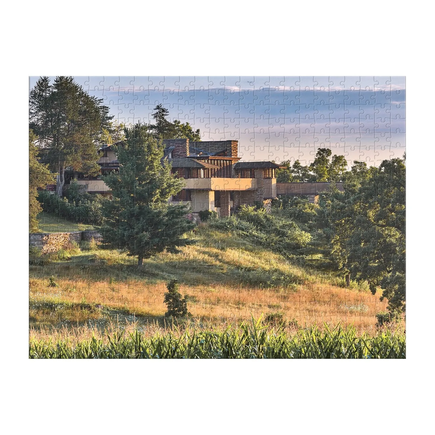 Good Puzzle Co. Frank Lloyd Wright Taliesin puslespil 500 brikker dobbeltsidet