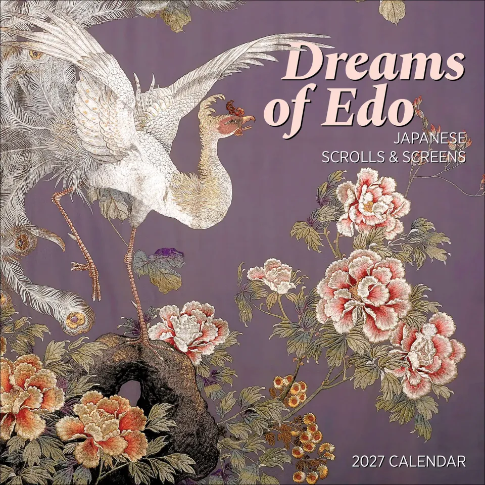 Pomegranate Dreams of Edo vægkalender 2027 japansk kunst