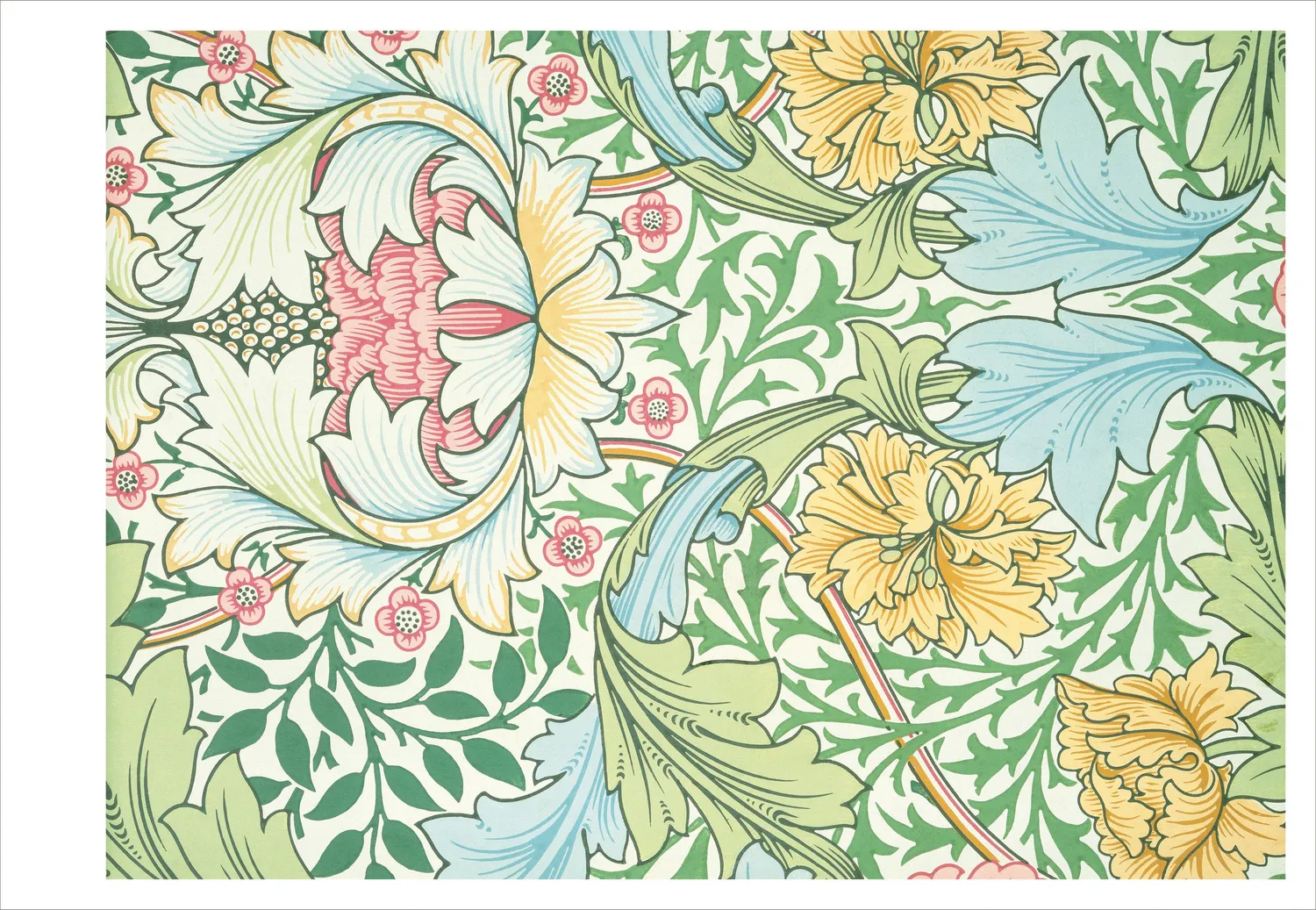 Pomegranate William Morris Arts and Crafts postkortbog 30 kort