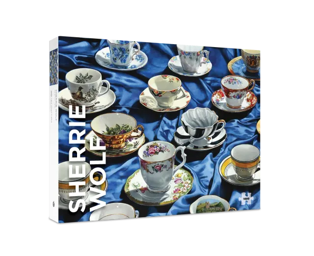 Pomegranate Sherrie Wolf Sea of Tea puslespil 1000 brikker tekopper