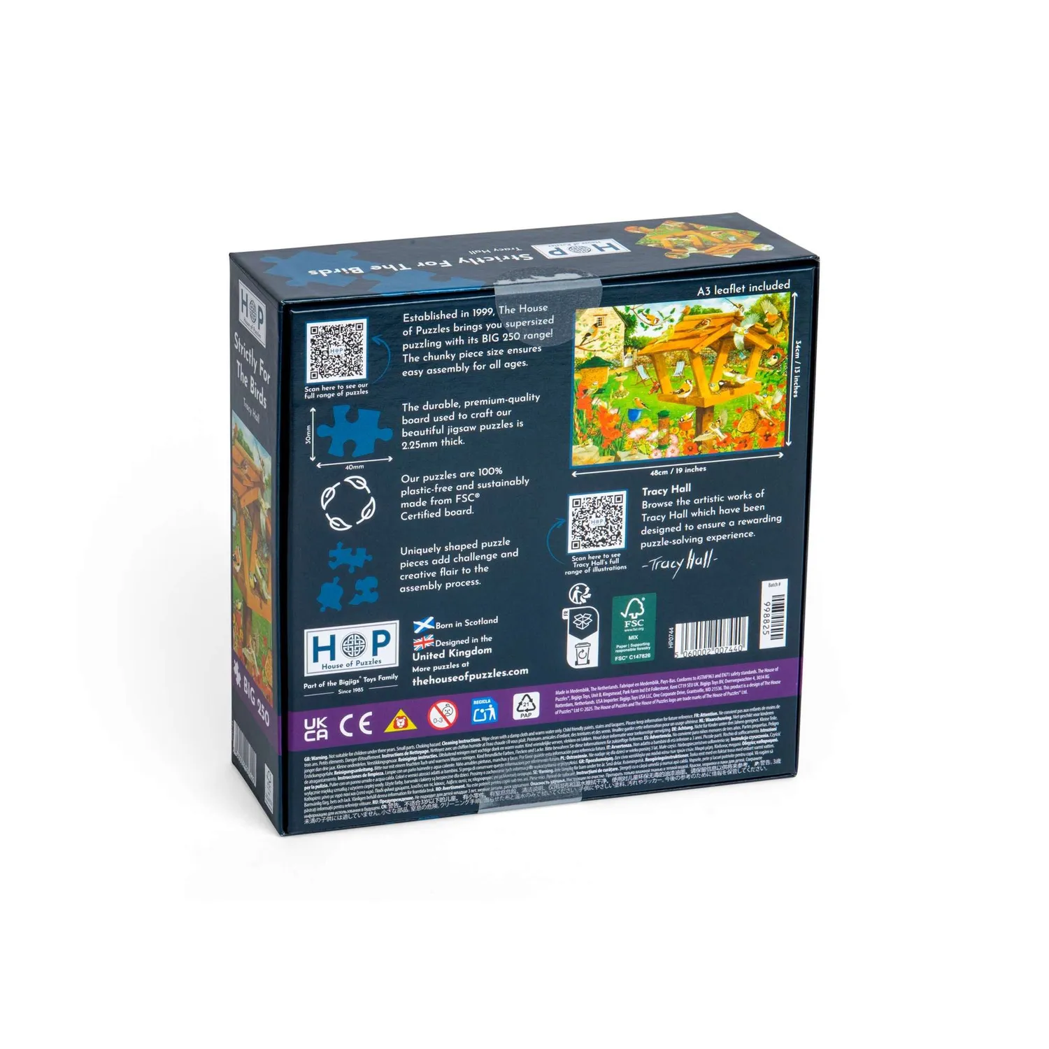 House of Puzzles Strictly Birds BIG 250 puslespil havefugle