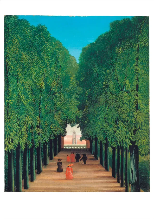 Pomegranate Henri Rousseau kort allé Saint-Cloud