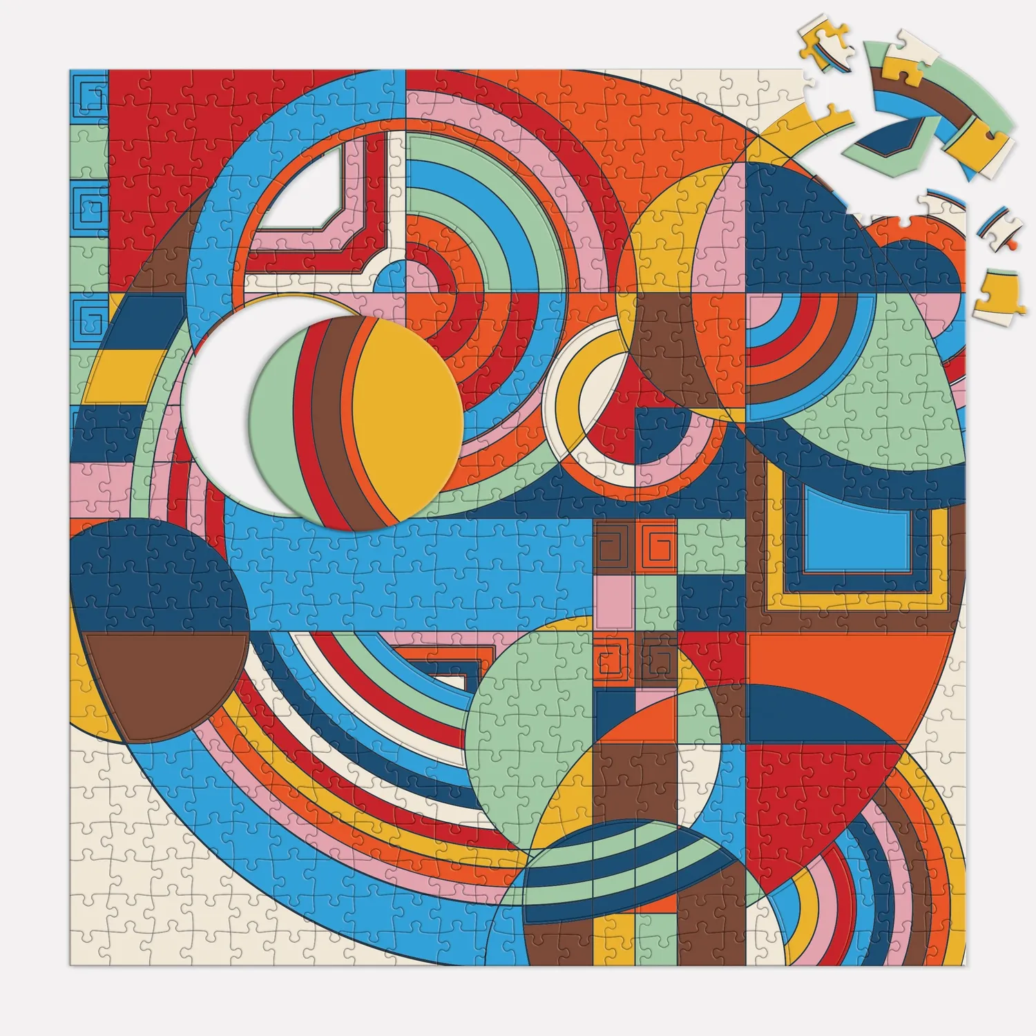 Galison Hoffman House Rug puslespil 500 brikker geometrisk