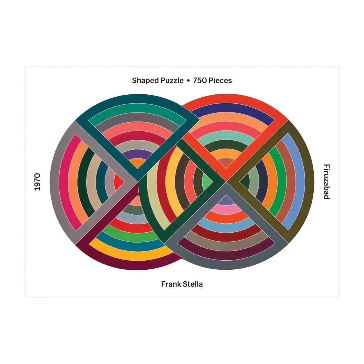 Good Puzzle Co. Frank Stella puslespil 750 brikker formet