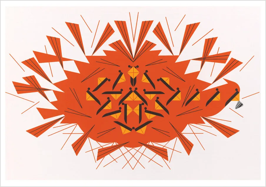 Pomegranate Charley Harper Cardinals kortsæt 20 kort
