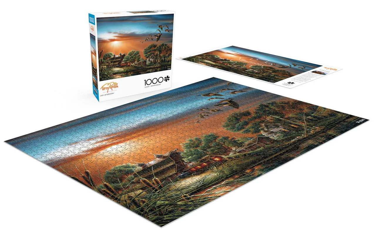 Buffalo Games Terry Redlin Lazy Afternoon puslespil 1000 brikker