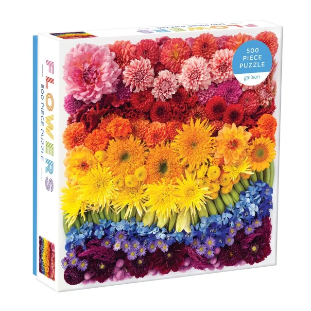Good Puzzle Co. Rainbow Summer Flowers puslespil 500 brikker blomster
