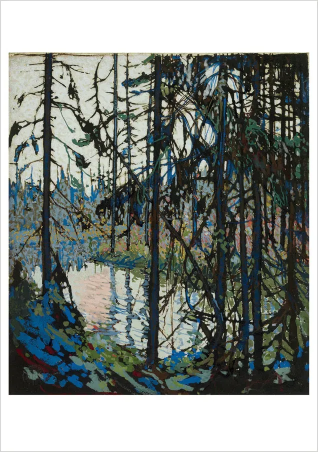 Pomegranate Northern River brevkort Tom Thomson
