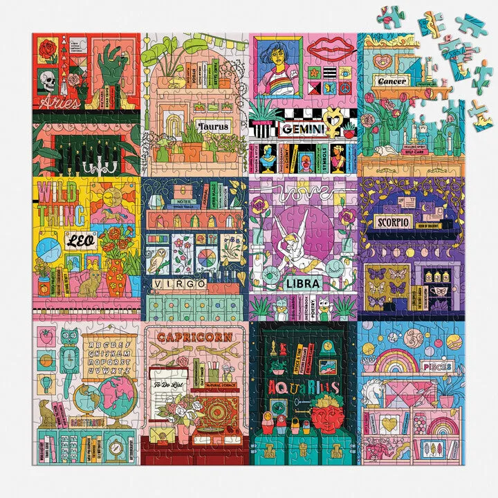Galison House of Astrology puslespil 500 brikker folie