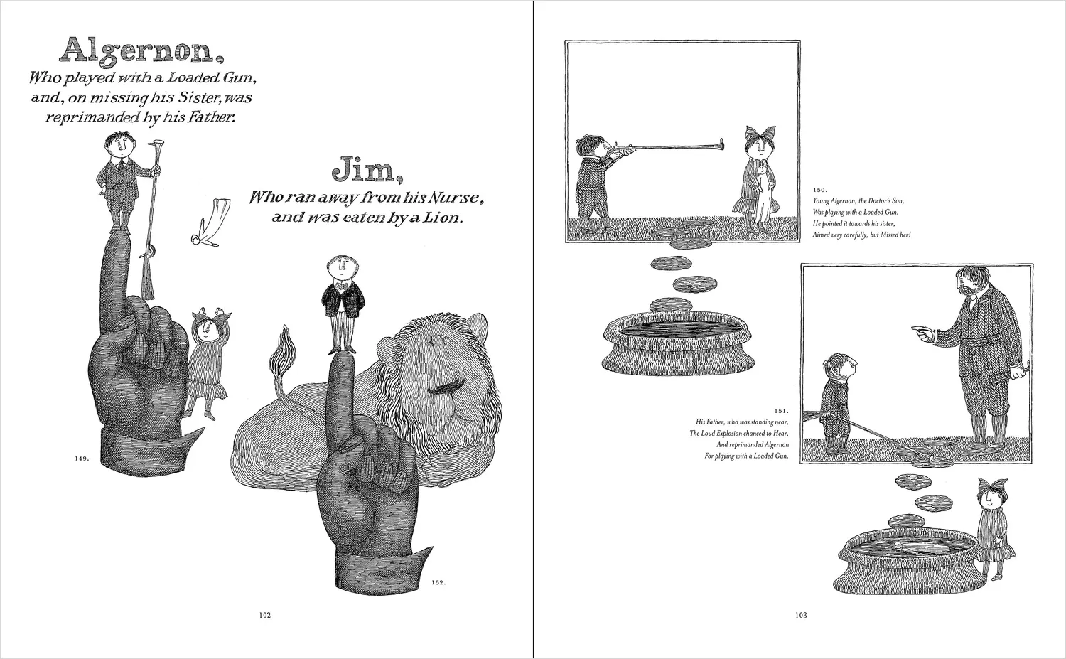 Pomegranate Edward Gorey kunstbog – Elegant Enigmas udstilling