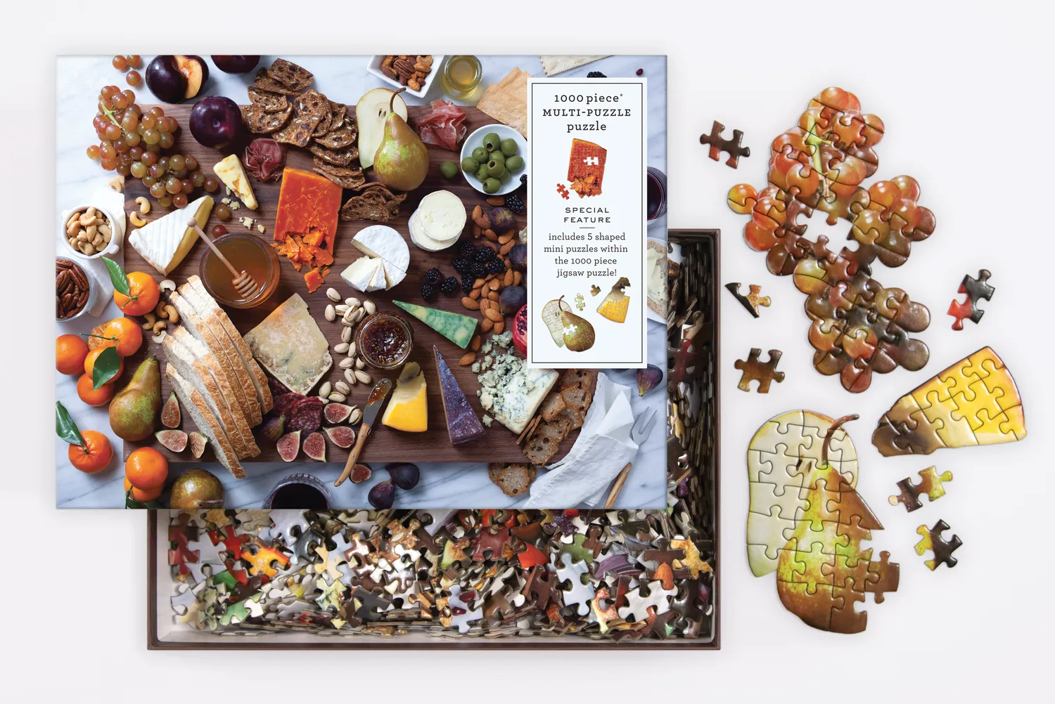 Good Puzzle Co. Art of the Cheeseboard puslespil 1000 brikker mad