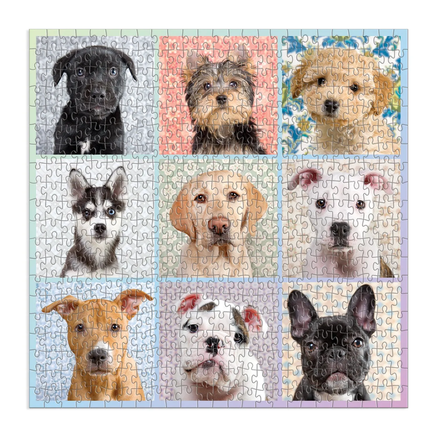 Good Puzzle Co. Dog Portraits 500 brikker puslespil hunde